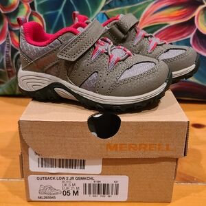 Merrell Toddler Boys Size 5M Outback Low 2 Hiking